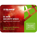 ����������� ������ Dr.Web Security Space, �������� �� 6 �������, �� 2 �� (LHW-BK-6M-2-A3)