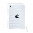������ ������� � ��������� ����-������� Carbon Fiber Armor Full Body (White) ��� iPad Mini