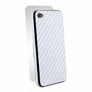 ������ ������� � ��������� ����-������� Carbon Fiber Armor Full Body (White) ��� iPhone 4 / 4S